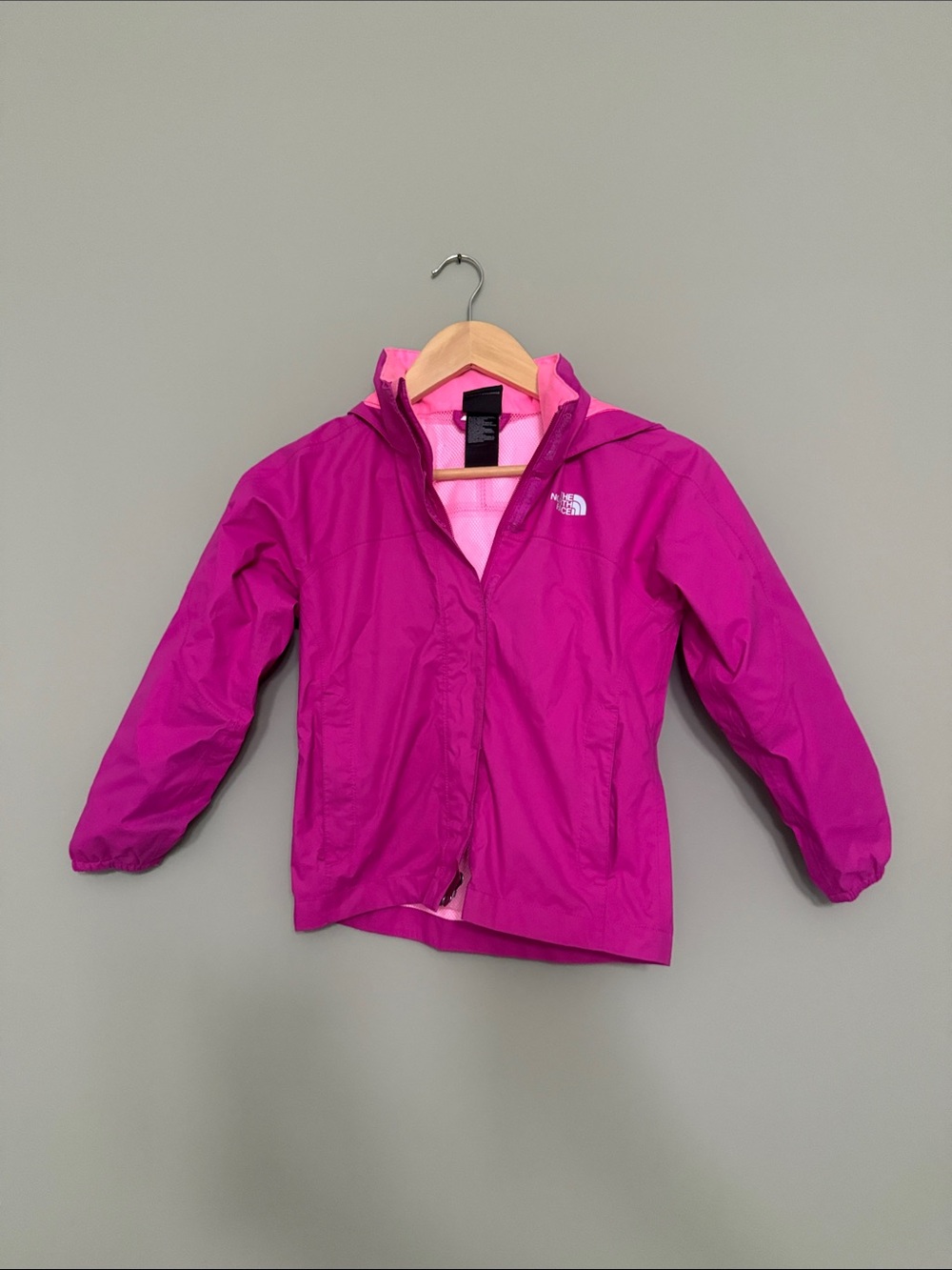 The North Face Fuchsia Lightweight Hooded Jacket